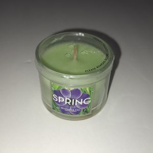 New Slatkin & Co Spring 1.3 oz Single Wick Mini Candle Small Retired Rare